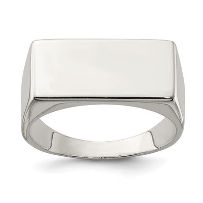 Sterling silver signet ring
