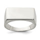 Sterling Silver Closed Back Signet Ring