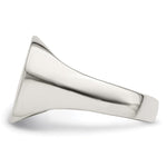 Sterling Silver Closed Back Signet Ring view
