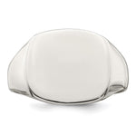 Sterling Silver Closed Back Signet Ring view