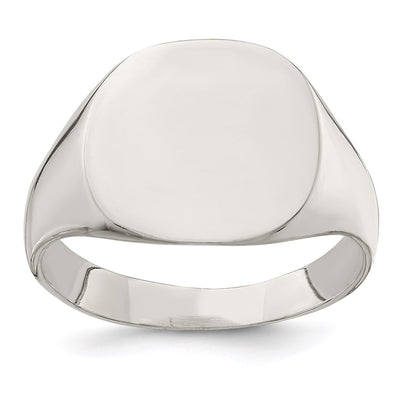 Sterling Silver Closed Back Signet Ring