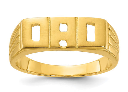 Sterling Silver Rings Style QR1245GP - Classique Jewelry Inc.