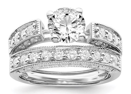 Sterling Silver Rings Style QR1330 - Classique Jewelry Inc.