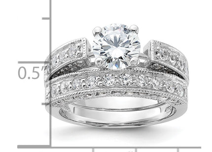 Sterling Silver Rings Style QR1330 - Classique Jewelry Inc.