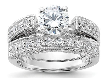 Sterling Silver Rings Style QR1330 - Classique Jewelry Inc.