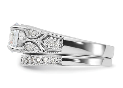 Sterling Silver Rings Style QR1332 - Classique Jewelry Inc.