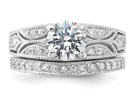 Sterling Silver Rings Style QR1332 - Classique Jewelry Inc.