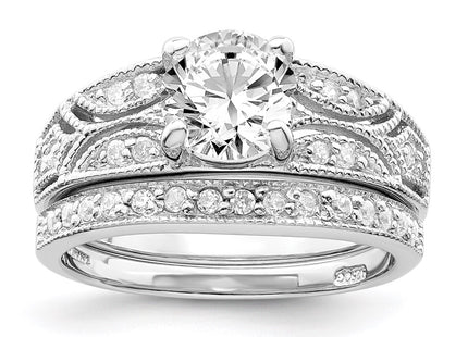 Sterling Silver Rings Style QR1332 - Classique Jewelry Inc.