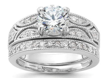 Sterling Silver Rings Style QR1332 - Classique Jewelry Inc.