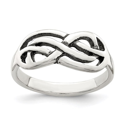 Sterling silver knot ring