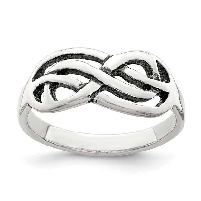 Sterling silver knot ring