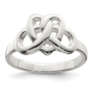 Sterling silver heart ring