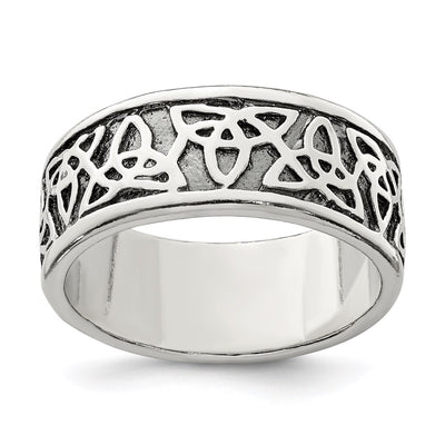 Sterling silver knot ring