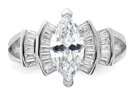 Sterling Silver Rings Style QR2021 - Classique Jewelry Inc.
