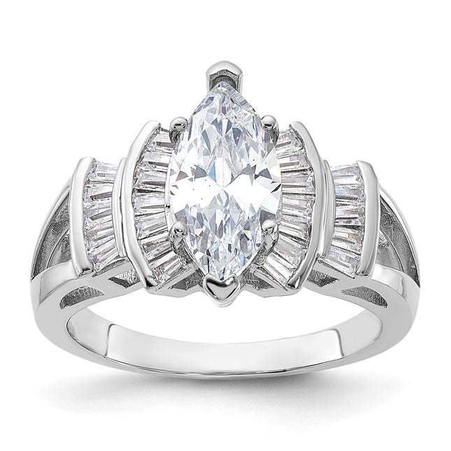 Sterling Silver Rings Style QR2021 - Classique Jewelry Inc.