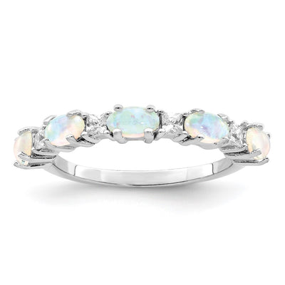Sterling silver cubic zirconia ring