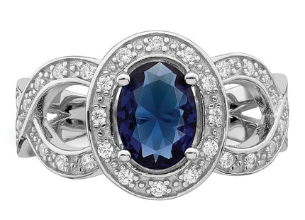 Sterling Silver Rings Style QR2251 - Classique Jewelry Inc.