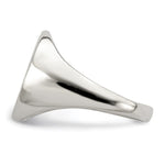 Sterling Silver Closed Back Signet Ring view