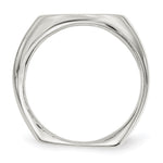 Sterling Silver Open Back Signet Ring view