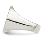 Sterling Silver Closed Back Signet Ring view