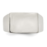 Sterling Silver Closed Back Signet Ring view