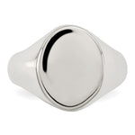 Sterling Silver Closed Back Signet Ring view
