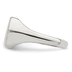 Sterling Silver Closed Back Signet Ring view