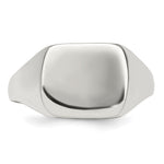 Sterling Silver Closed Back Signet Ring view