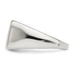 Sterling Silver Closed Back Signet Ring view