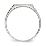 Sterling Silver Open Back Signet Ring view