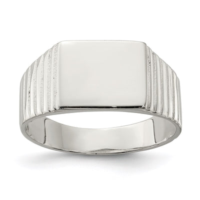 Sterling silver signet ring