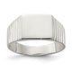 Sterling Silver Open Back Signet Ring