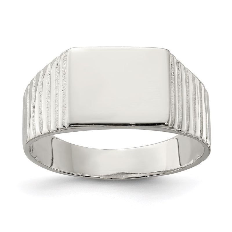 Sterling silver signet ring