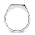 Sterling Silver Open Back Signet Ring view