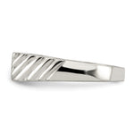 Sterling Silver Open Back Signet Ring view