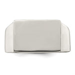 Sterling Silver Closed Back Signet Ring view