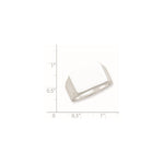 Sterling Silver Closed Back Signet Ring view