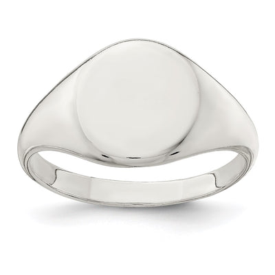 Sterling Silver Closed Back Signet Ring