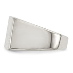 Sterling Silver Closed Back Signet Ring view
