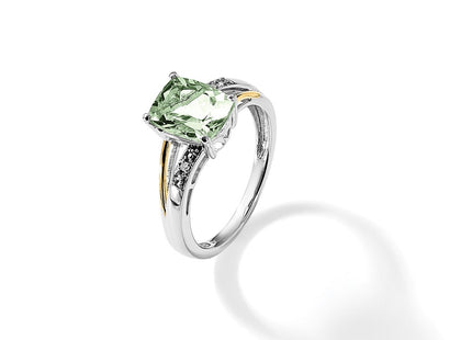 Sterling silver diamond ring, additional view