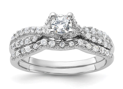 Sterling Silver Rings Style QR2709 - Classique Jewelry Inc.