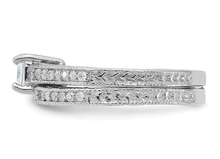 Sterling Silver Rings Style QR2710 - Classique Jewelry Inc.