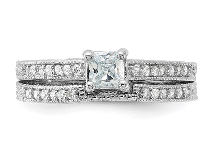 Sterling Silver Rings Style QR2710 - Classique Jewelry Inc.