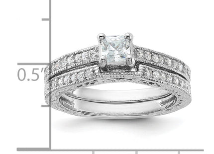 Sterling Silver Rings Style QR2710 - Classique Jewelry Inc.