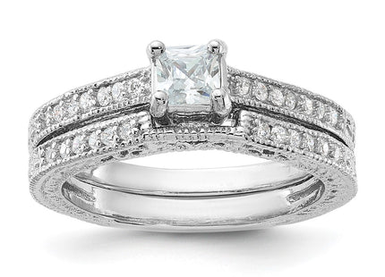 Sterling Silver Rings Style QR2710 - Classique Jewelry Inc.