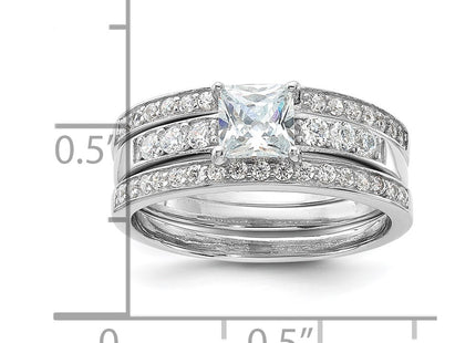 Sterling Silver Rings Style QR2711 - Classique Jewelry Inc.