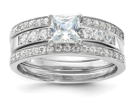 Sterling Silver Rings Style QR2711 - Classique Jewelry Inc.