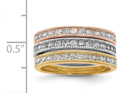 Sterling Silver Rings Style QR2726 - Classique Jewelry Inc.