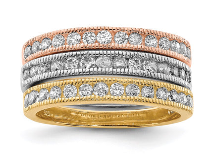 Sterling Silver Rings Style QR2726 - Classique Jewelry Inc.