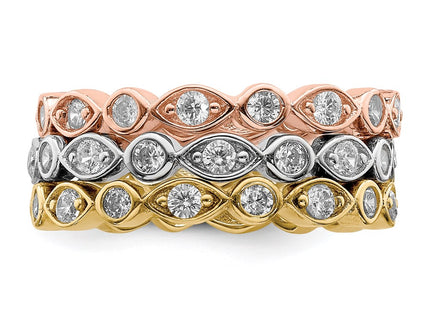 Sterling Silver Rings Style QR2728 - Classique Jewelry Inc.